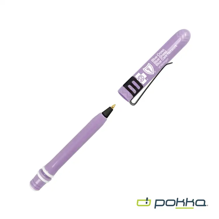 Stylo de poche Pokka avec agrafe en boîte métallique #8