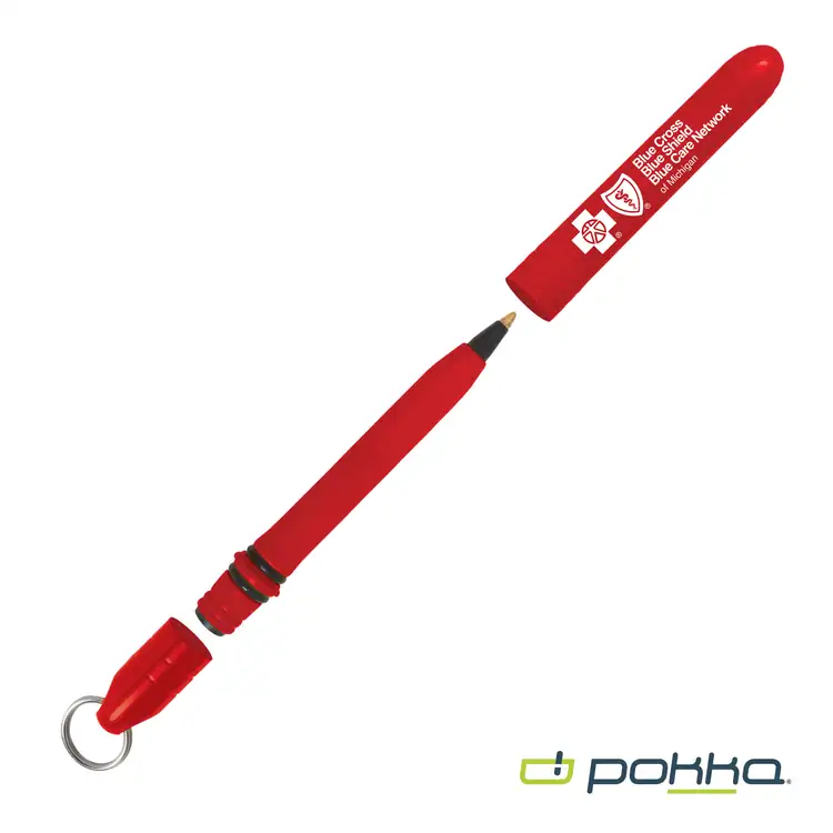 Pokka Pocket Pen with Dock and Chrome Keyring #10