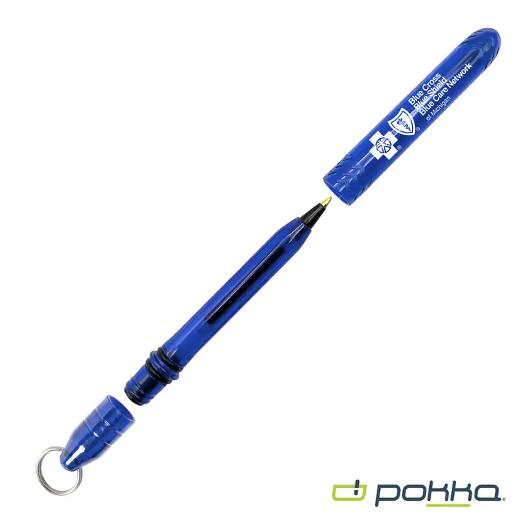 Pokka Pocket Pen with Dock and Chrome Keyring #11