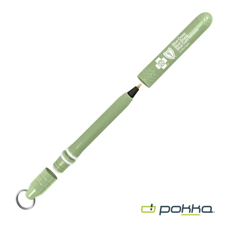 Pokka Pocket Pen with Dock and Chrome Keyring #7