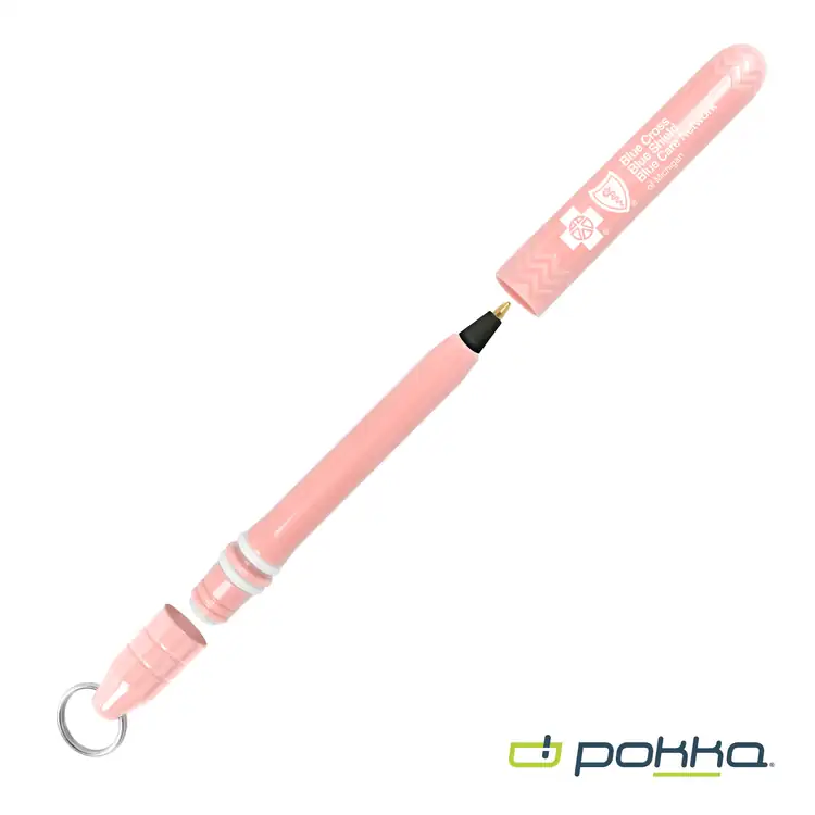 Pokka Pocket Pen with Dock and Chrome Keyring #9