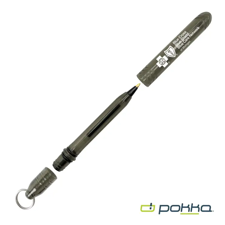 Pokka Pocket Pen w/Dock & Chrome Keyring in Tin Box #15