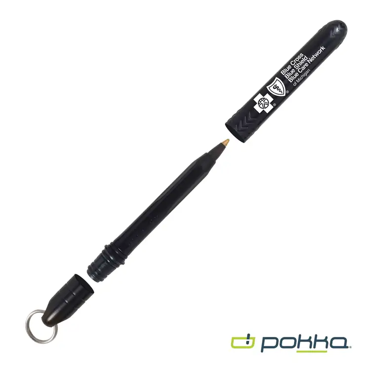 Pokka Pocket Pen w/Dock & Chrome Keyring in Tin Box #2