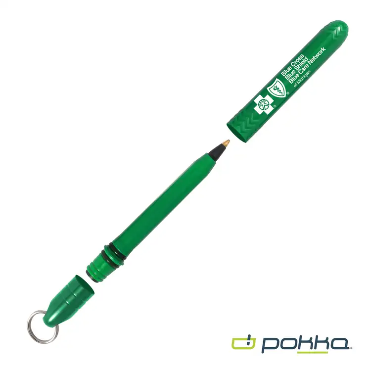 Pokka Pocket Pen w/Dock & Chrome Keyring in Tin Box #5