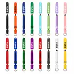 Stylo de poche Pokka avec support et porte-clés chromé en boîte métallique