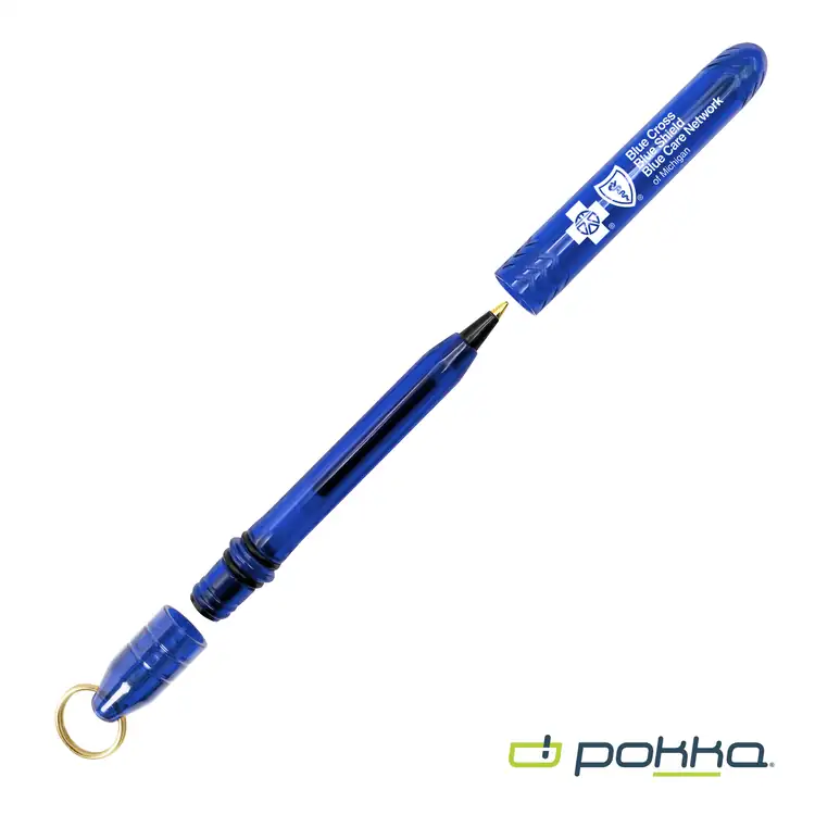 Pokka Pocket Pen with Dock and Gold Keyring #11