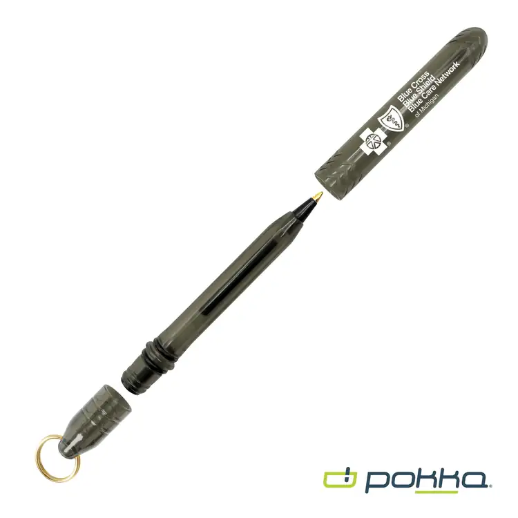 Pokka Pocket Pen with Dock and Gold Keyring #15