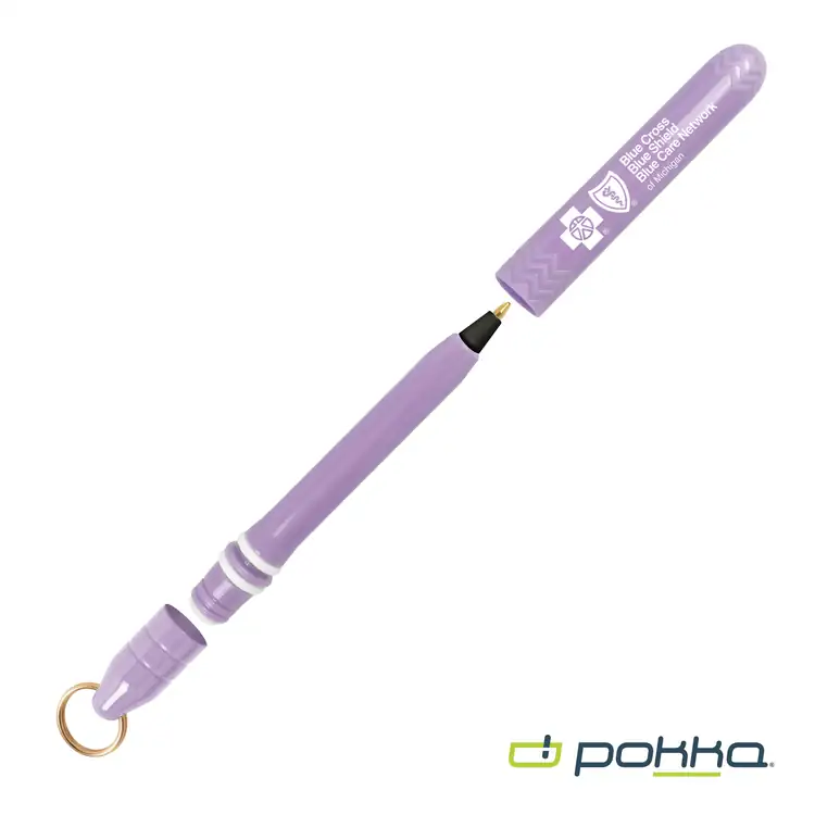 Pokka Pocket Pen with Dock and Gold Keyring #8