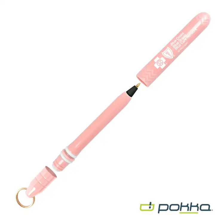Pokka Pocket Pen with Dock and Gold Keyring #9