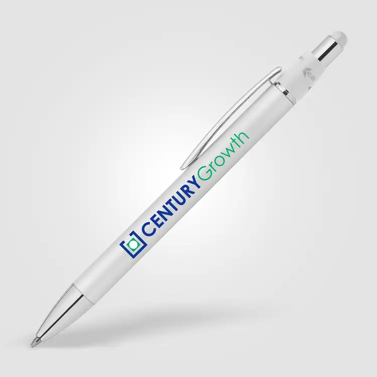 Orbit Spinner Chrome Metal Pen with Stylus #8
