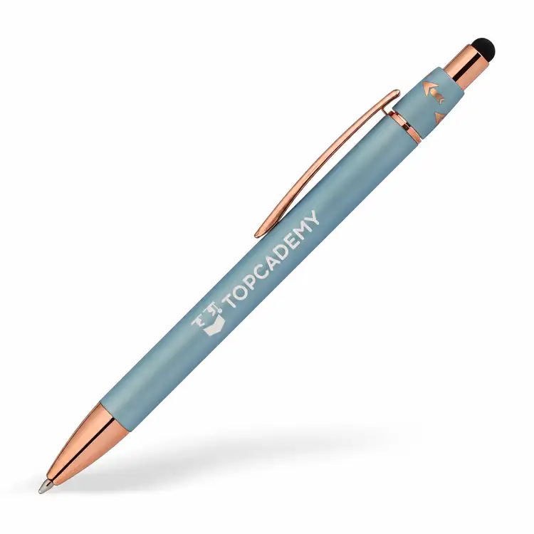 Orbit Spinner Aluminum Stylus Pen with Rose Gold Trim #3
