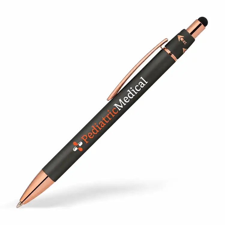 Orbit Spinner Aluminum Stylus Pen with Rose Gold Trim #5