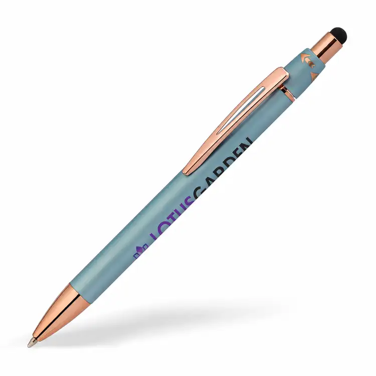 Orbit Spinner Aluminum Stylus Pen with Rose Gold Trim #6