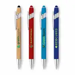 Stylo en bambou Ellipse avec stylet