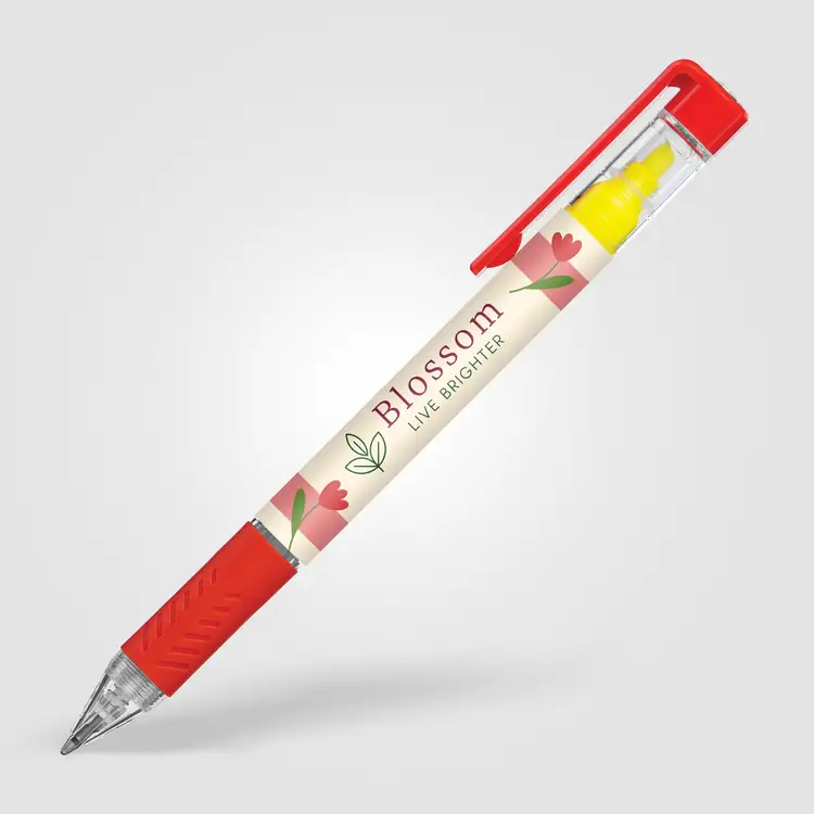 Stylo et surligneur Duplex Brights #6