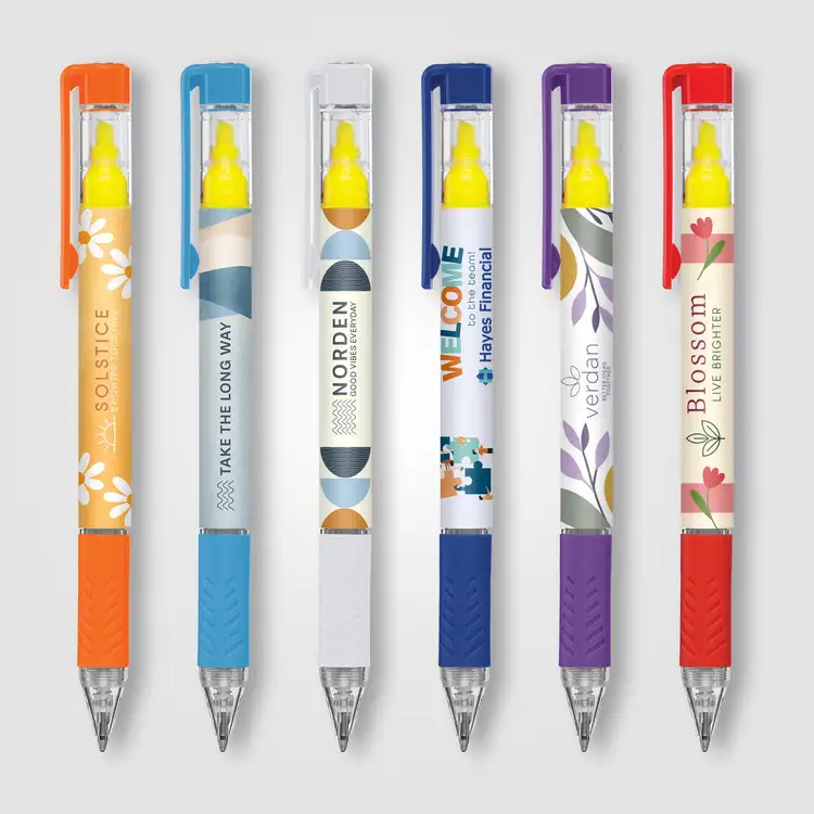 Stylo et surligneur Duplex Brights