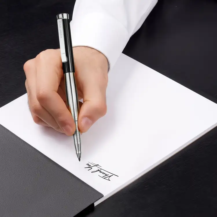 Garland Executive Custom Monogram Empire Felt Tip Pen - Chrome #4