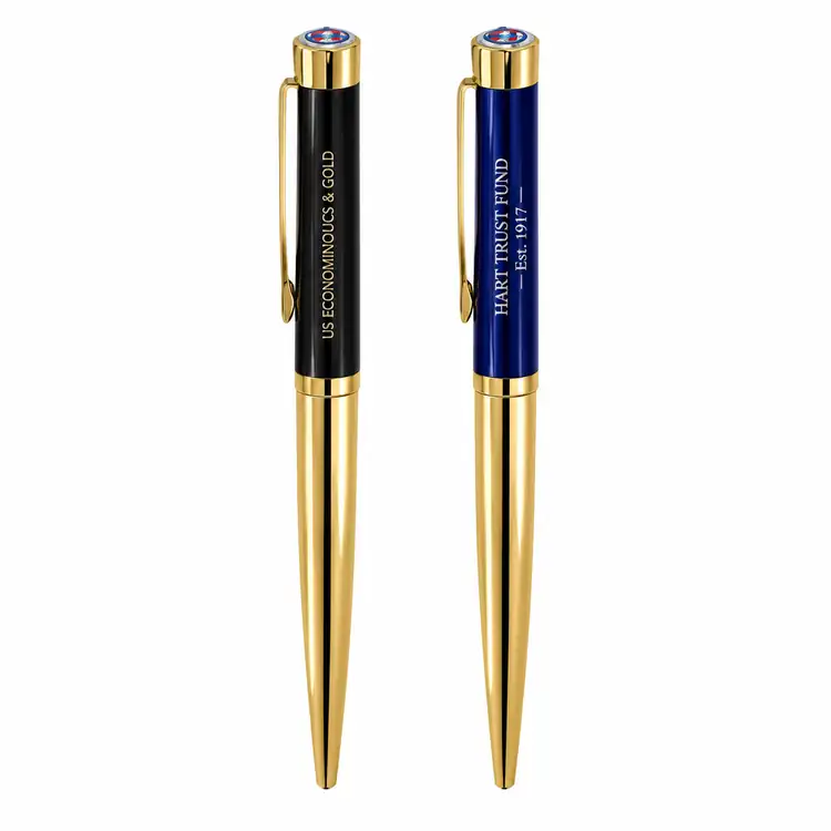 Garland Executive Custom Monogram Empire Felt Tip Pen - Gold