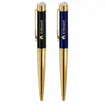 Stylo-feutre Garland Executive Monogram Empire avec garnitures dorées