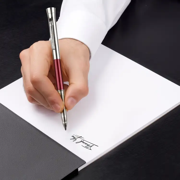 Garland Monogram Custom Empire Felt Tip Pen - Chrome #6