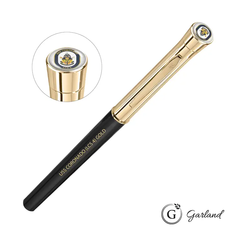 Garland Monogram Custom Empire Felt Tip Pen - Gold #2