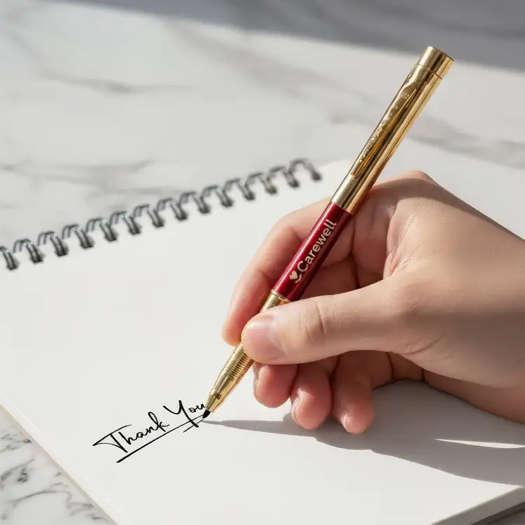 Garland Monogram Custom Empire Felt Tip Pen - Gold #8
