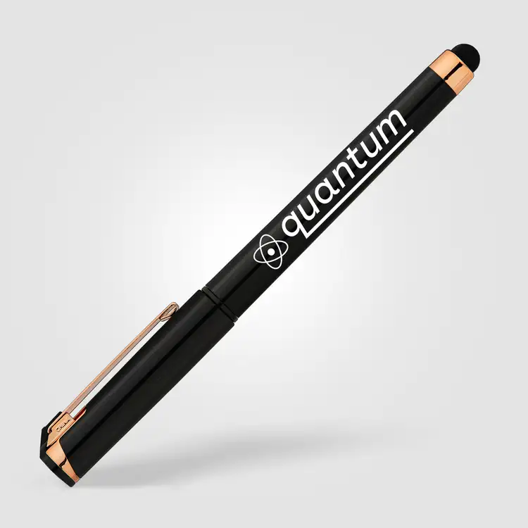 Islander Softy Pearl Rose Gold Gel Stylus Pen #4