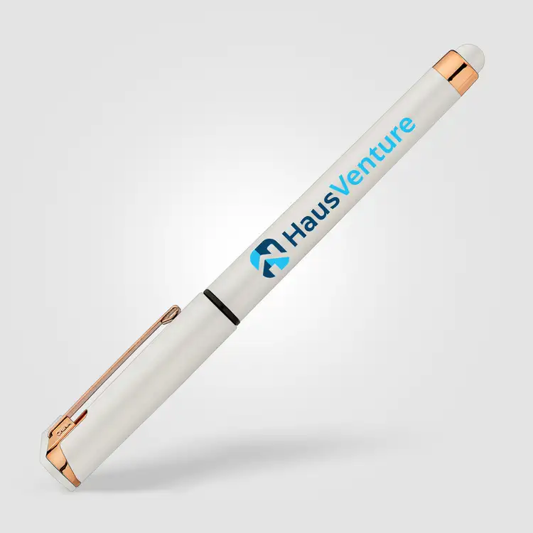 Islander Softy Pearl Rose Gold Gel Stylus Pen #7