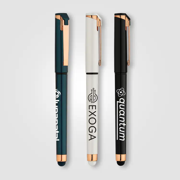 Islander Softy Pearl Rose Gold Gel Stylus Pen