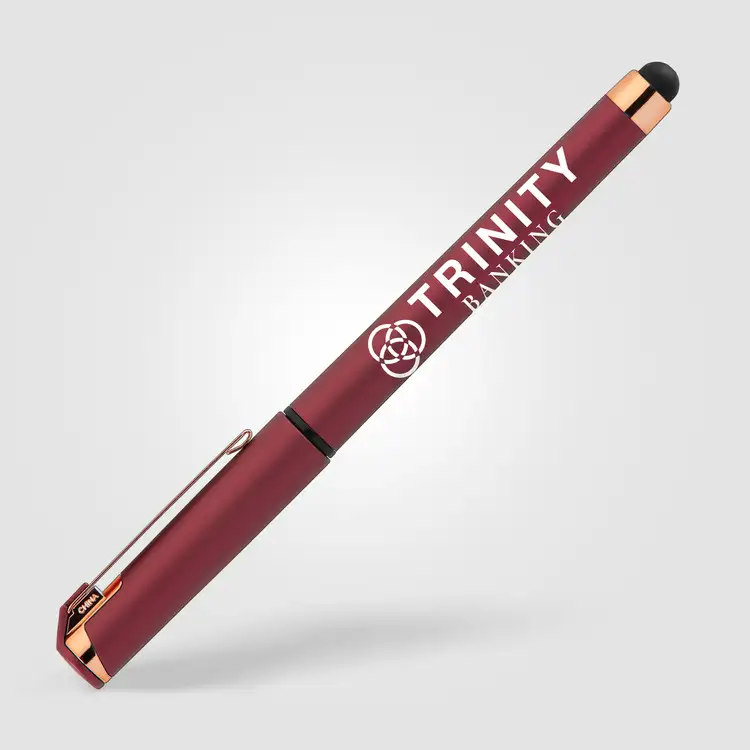 Islander Softy Rose Gold Metallic Designer Gel Pen with Stylus #6