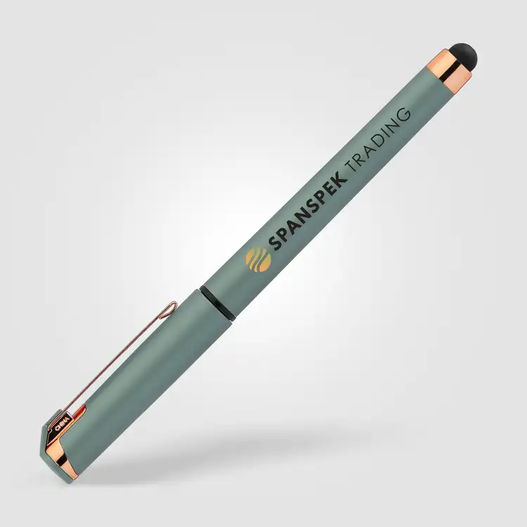 Islander Softy Rose Gold Metallic Designer Gel Pen with Stylus #7