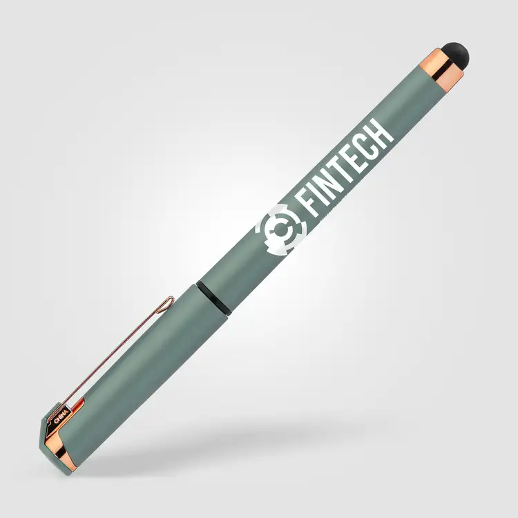 Islander Softy Rose Gold Metallic Designer Gel Pen with Stylus #8