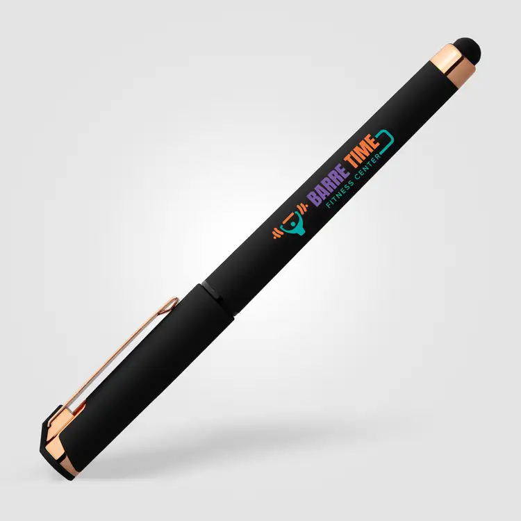 Islander Softy Rose Gold Gel Pen with Stylus #3