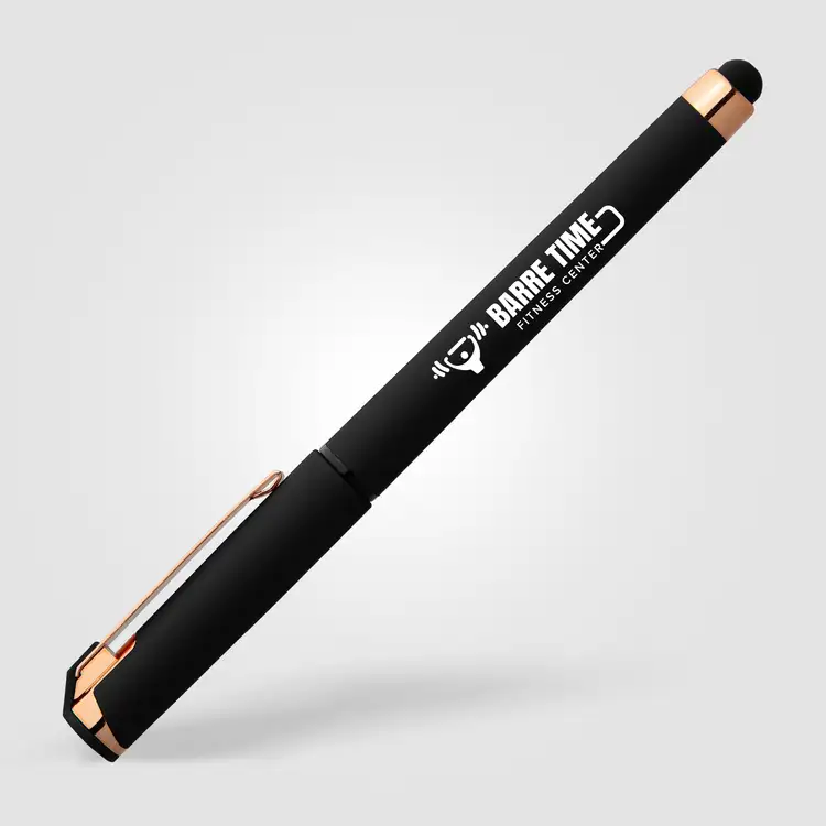 Islander Softy Rose Gold Gel Pen with Stylus #4