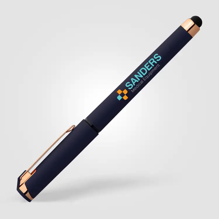 Islander Softy Rose Gold Gel Pen with Stylus #7