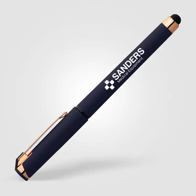 Islander Softy Rose Gold Gel Pen with Stylus #8