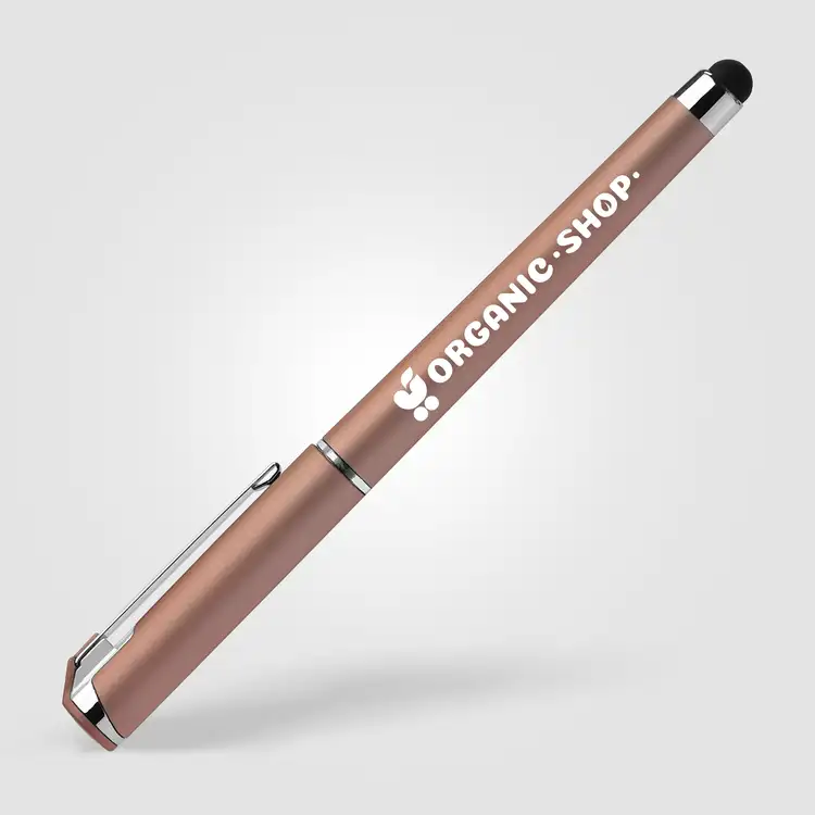 Stylo gel Islander Softy métallique avec stylet #8