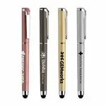 Stylo gel Islander Softy métallique avec stylet
