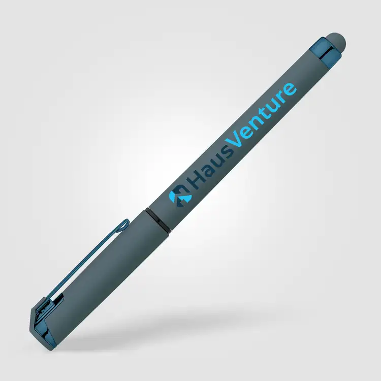 Stylo gel Islander Softy monochrome métallique avec stylet #5