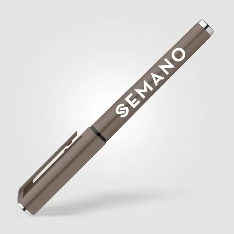 Islander Recycled Plastic Monochrome Gel Grip Pen #4