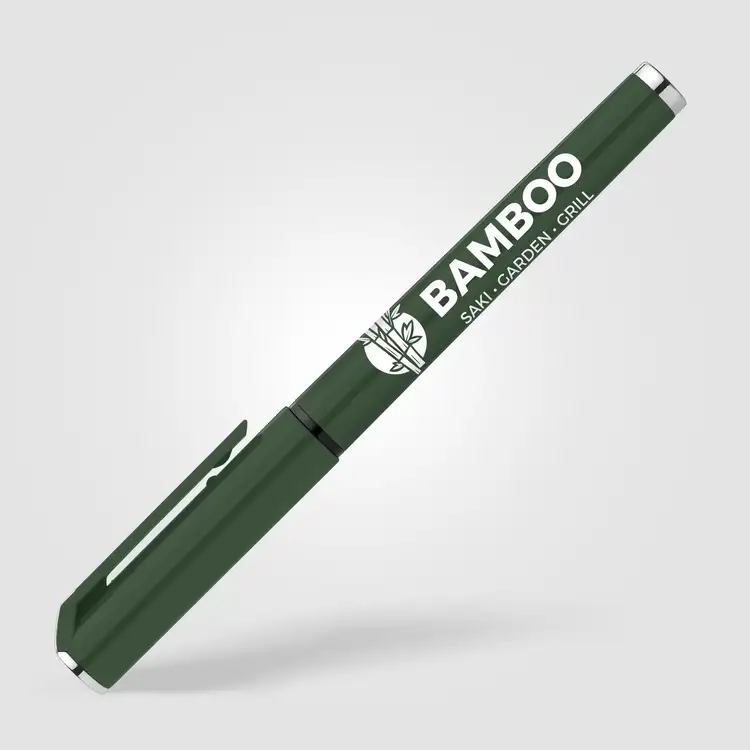 Islander Recycled Plastic Monochrome Gel Grip Pen #6