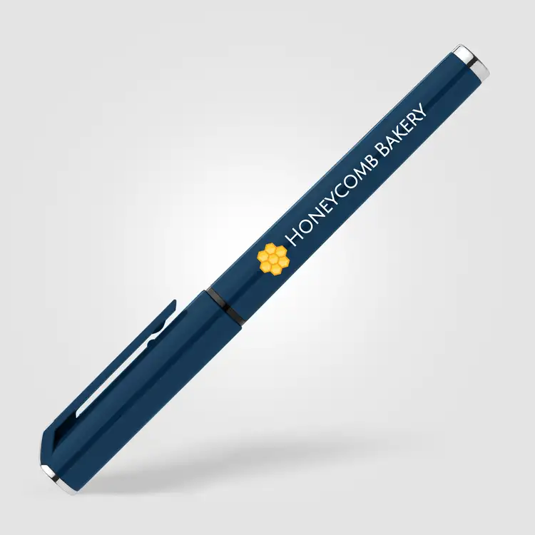 Islander Recycled Plastic Monochrome Gel Grip Pen #7