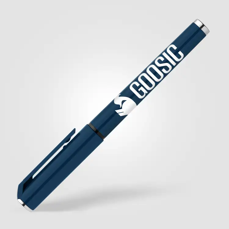 Islander Recycled Plastic Monochrome Gel Grip Pen #8