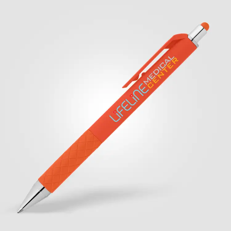 Stylo gel Islander rétractable Brights avec stylet #7
