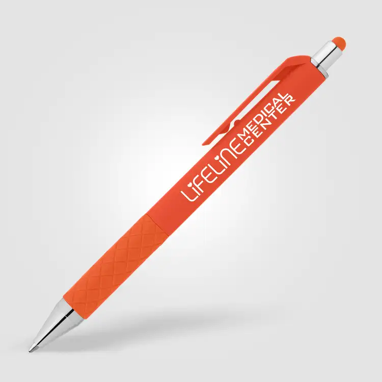Stylo gel Islander rétractable Brights avec stylet #8