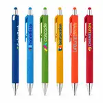 Stylo gel Islander rétractable Brights avec stylet