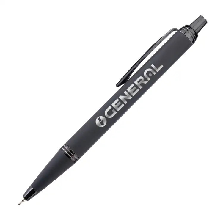Linnet Rubberized Gel Pen w/ Chrome Accents #2