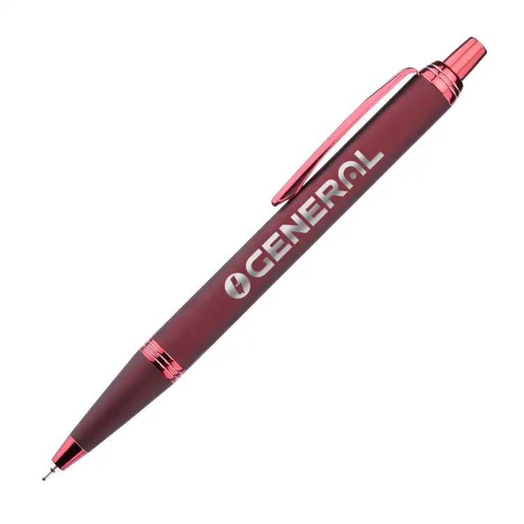 Linnet Rubberized Gel Pen w/ Chrome Accents #6
