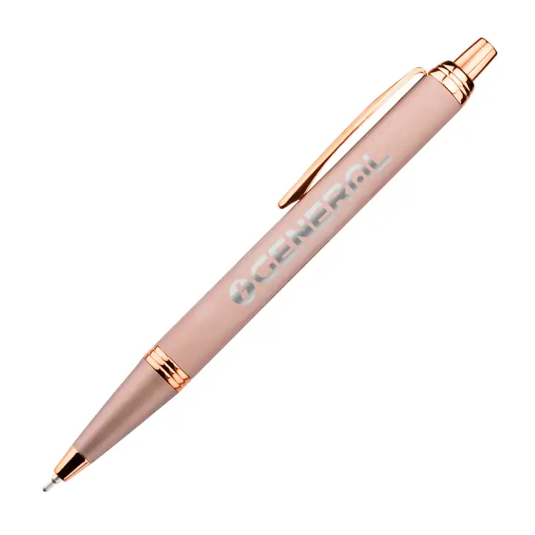 Linnet Rubberized Gel Pen w/ Chrome Accents #7