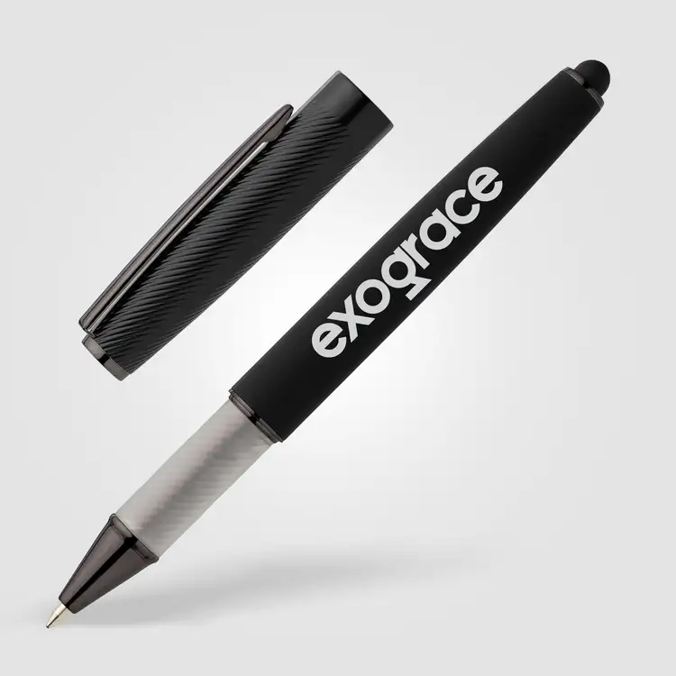 Metropolis Recycled Aluminum Stylus Gel Pen #2
